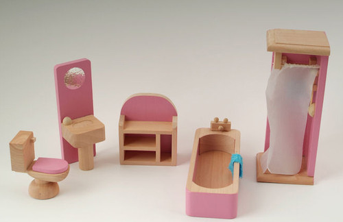 Childrens Furniture Set - PINK Bathroom